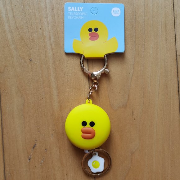 Line Friends Retractable Key Chain - Picture 1 of 3